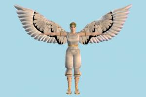 Tekken Angel tekken, woman, girl, female, people, human, character, angel, bird, cartoon
