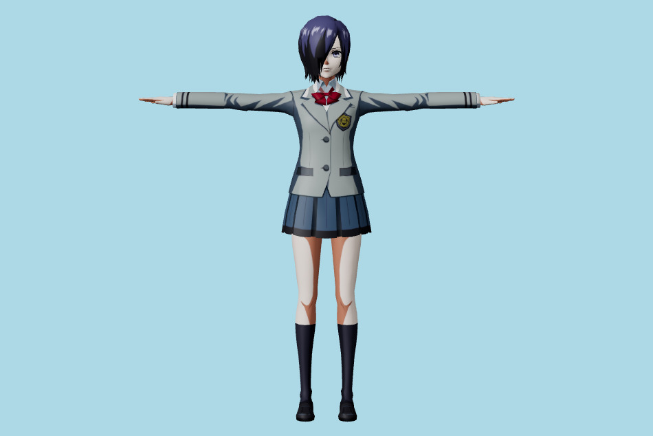 Tokyo Ghoul Re Birth - Touka Kirishima 3d model