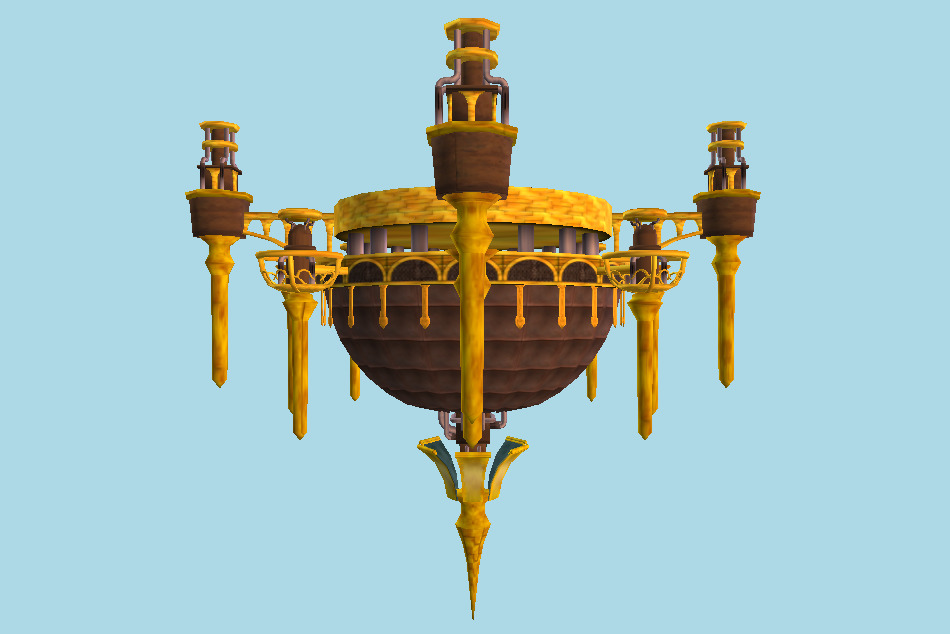 Klonoa Coronia Temple of the Sun 3d model
