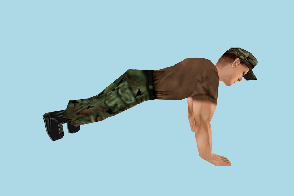Recruit Push HL MDL 3d model