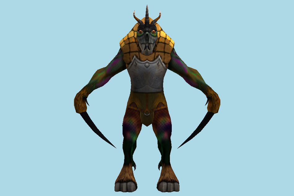 Character Insect Mutant Monster 3d model