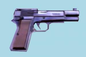 Pistol pistol, handgun, weapon, gun, firearm, arm, lowpoly
