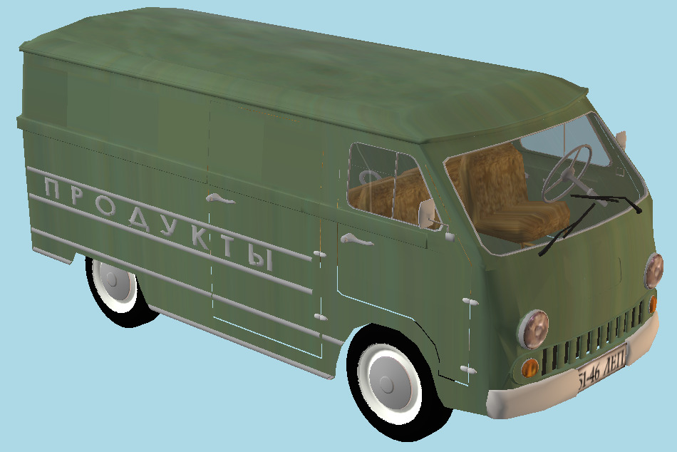 EPAZ 762 Van 1967 3d model
