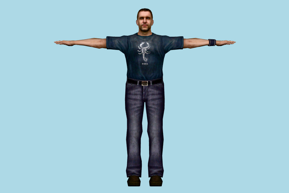 Urban Man 3d model