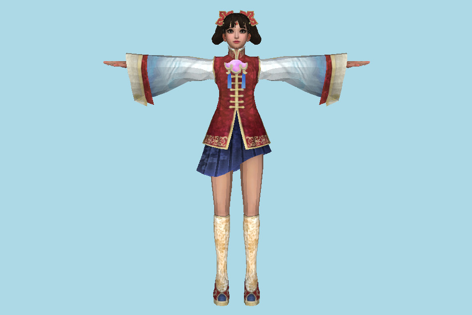 Dynasty Warriors 4 - Daqiao 3d model