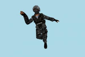 Admin CT mdl, hlmdl, halflife, characters, animated