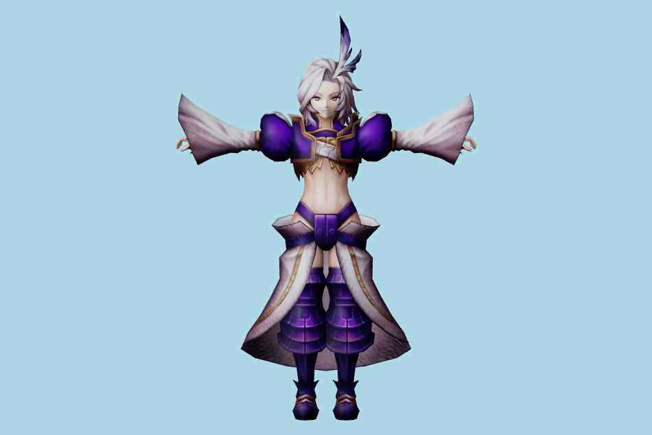 War of the Visions Final Fantasy Brave Exvius - Kuja 3d model