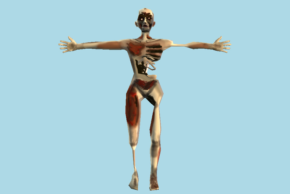 Zombie 3d model