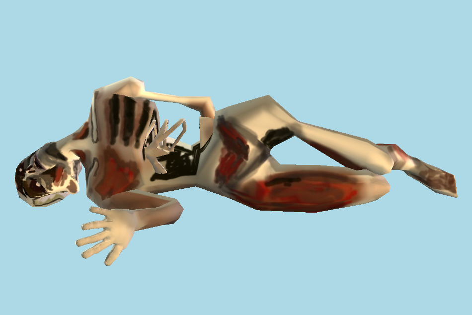 Zombie 3d model