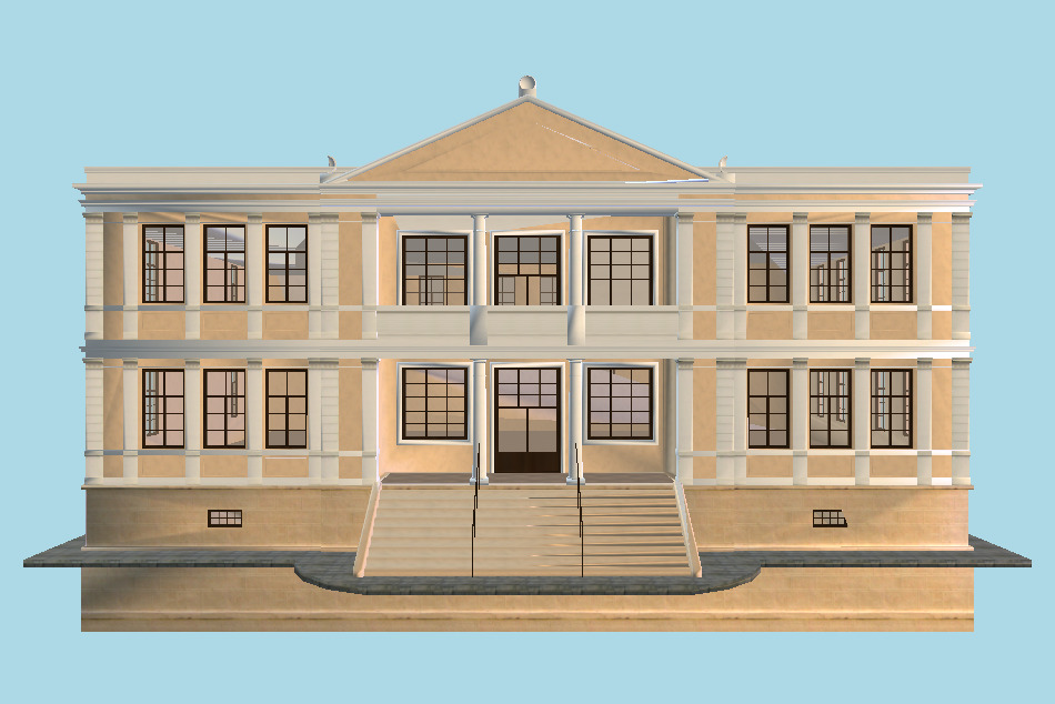 Palace Building 3d model