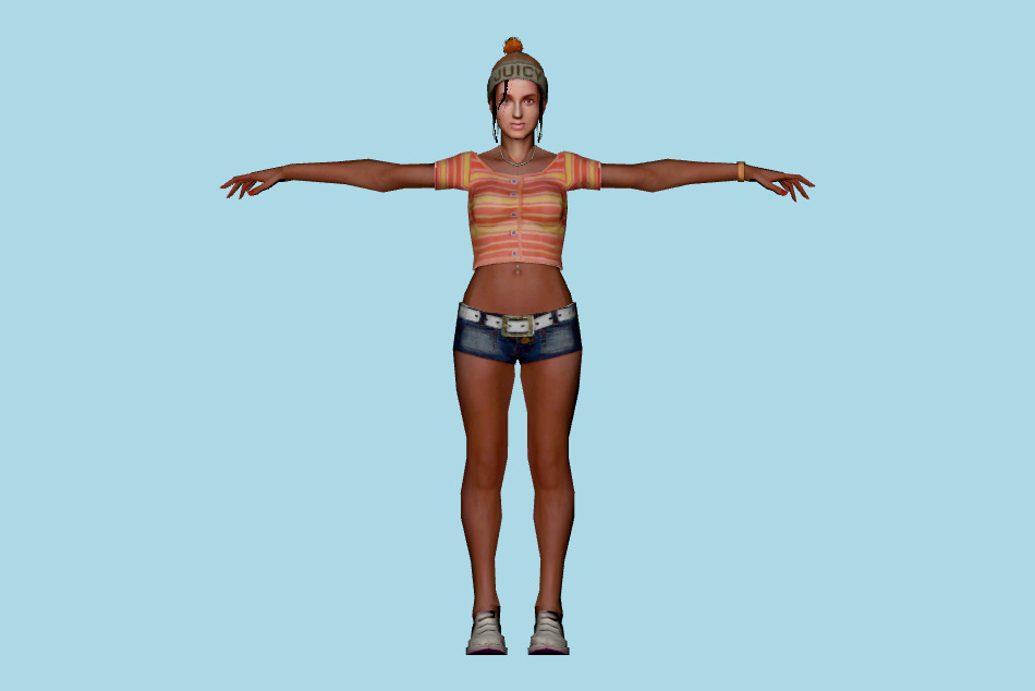 Girl 3d model