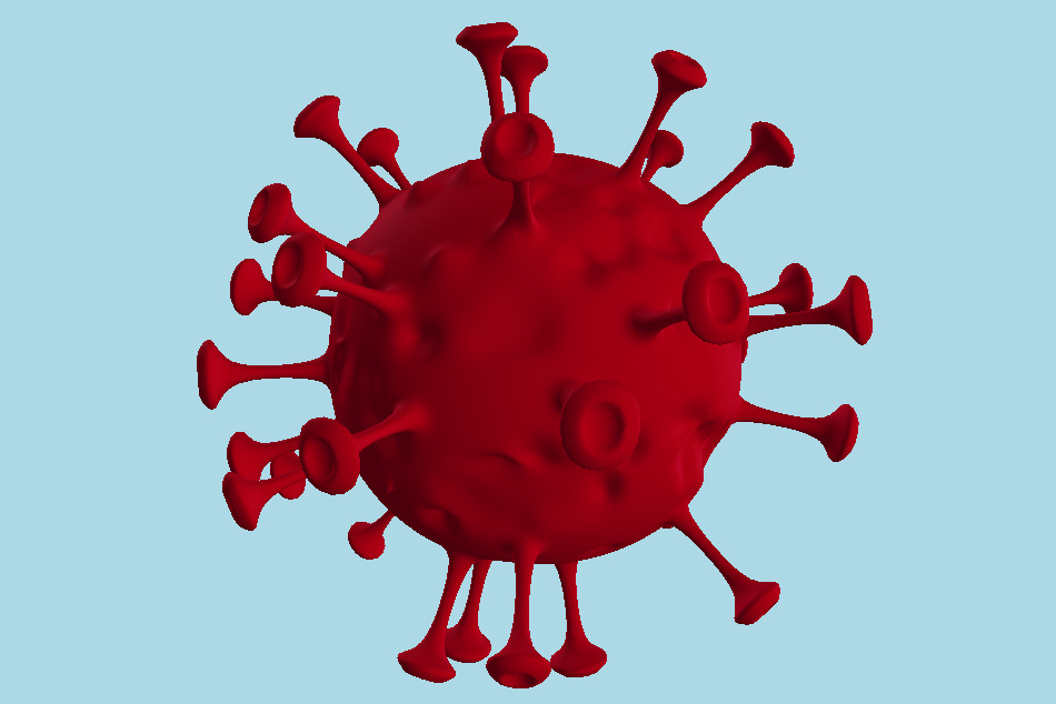 Corona Virus N Co V Novel-1 3d model