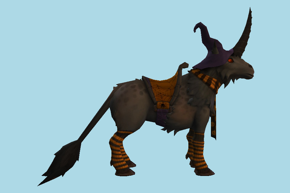 Battlerite Spooky Furrycorn Halloween 3d model