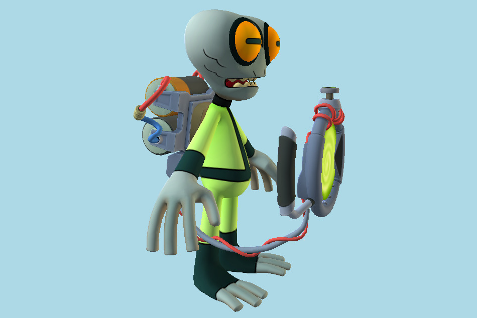 Ben 10 Grey Matter 3d model