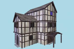 House house, home, building, medieval, build, apartment, flat, residence, domicile, structure