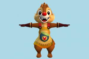 Chip & Dale disney, animal-character, character, squirrel