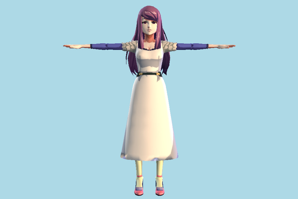 Tokyo Ghoul : re-Invoke Rize Girl 3d model