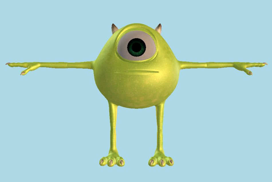 Kingdom Hearts 3: Mike Wazowski 3d model