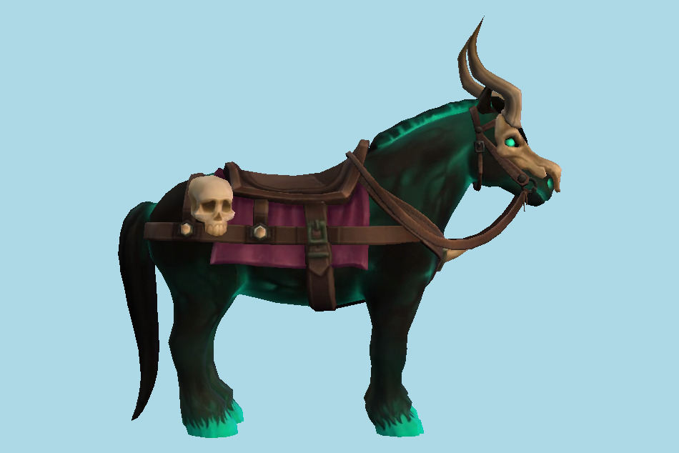 Demonic Steed Mount Horse 3d model