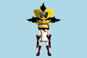 Cortex Crash-Bandicoot, crash, bandicoot, playstation, toony, cartoon, character