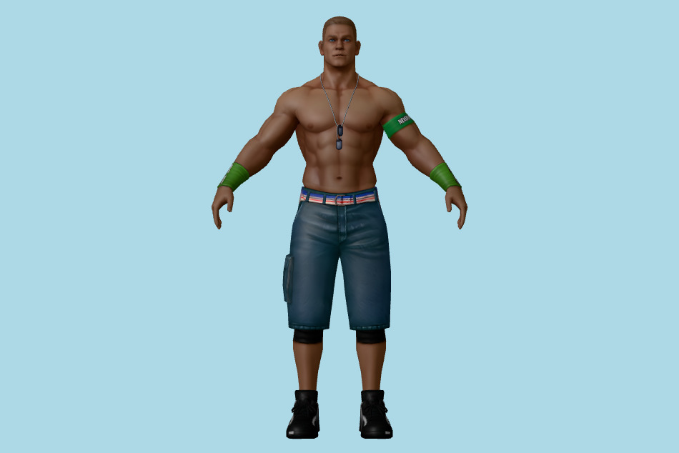 King of Fighters: All Star WWF John Cena 3d model