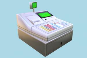Cashier cash, cashier, register, super-market, super, market, money, box, lowpoly, calculator, invoice, cashout, checkout, accounting