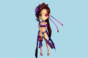 Girl girl, female, woman, people, human, character, cartoon