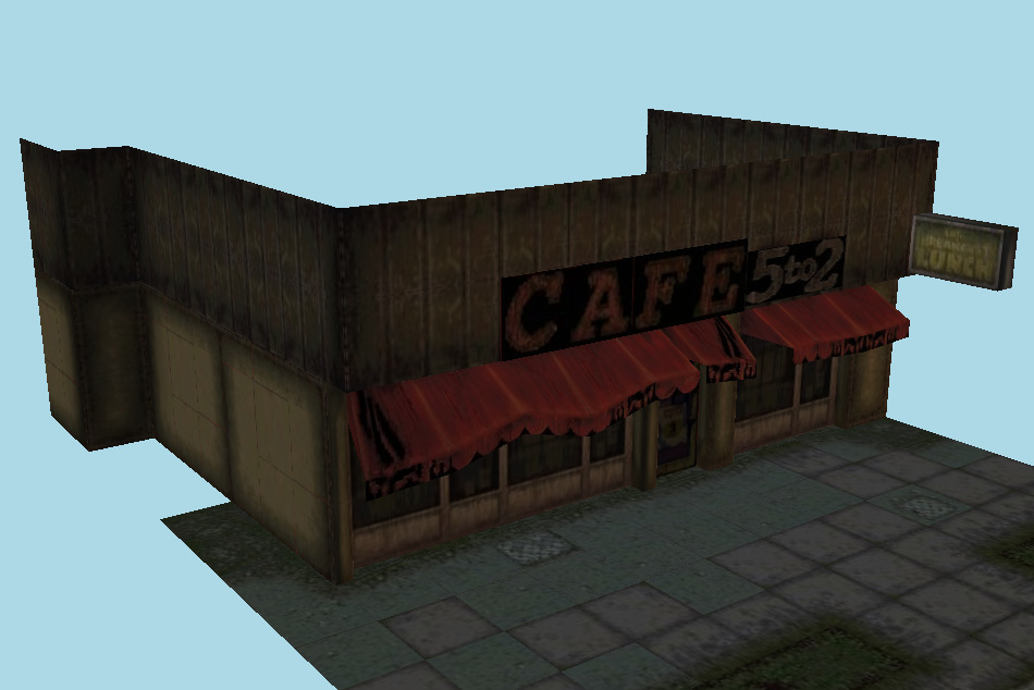 Building Front 3d model