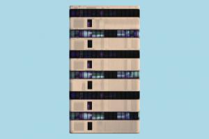Skyscraper skyscraper, city, building, tower, build, domicile, lowpoly, structure