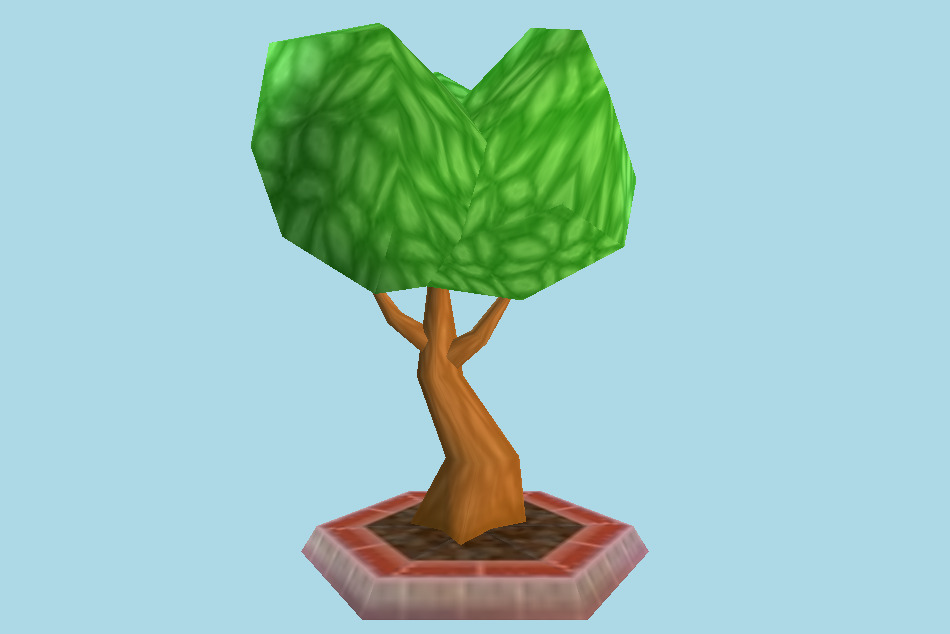 MySims Agents Basic Tree 3d model