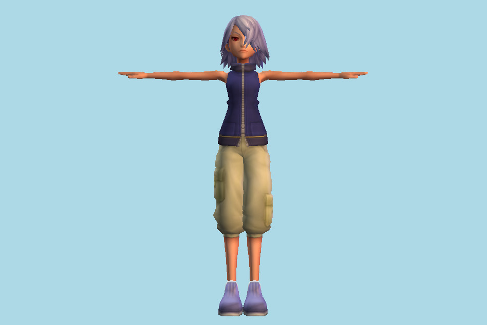 Kingdom Hearts 2 Fuu 3d model