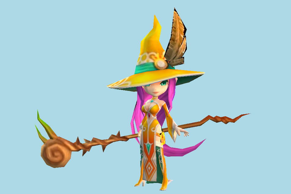 Summoners War Mystic Witch (Awakened) 3d model