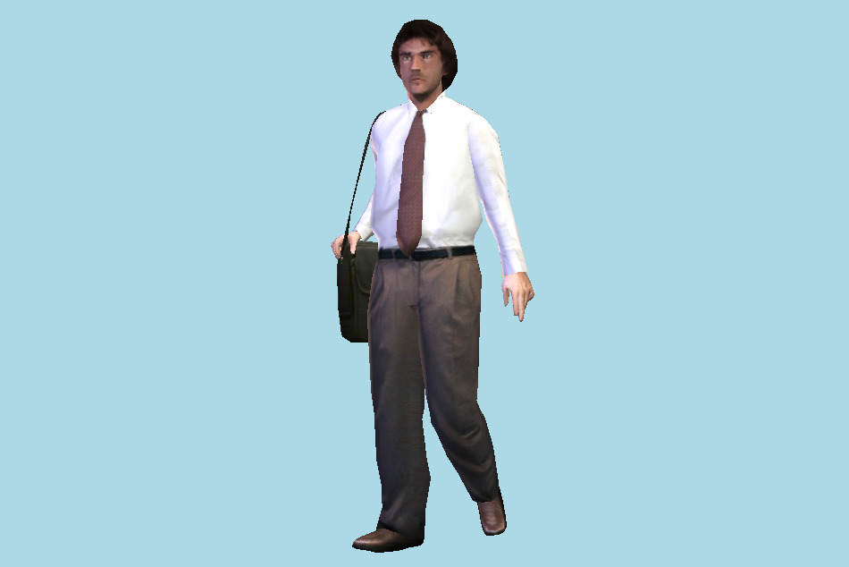 Man Walking 3d model