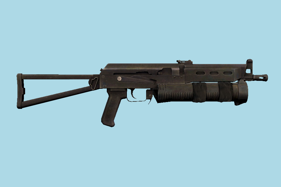 PP19 Bizon Weapon 3d model