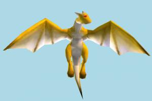 Dragon dragon, animal, animals, lowpoly, cartoon