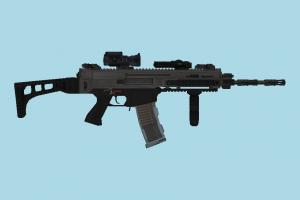 Weapon submachine, auto-gun, pistol, handgun, weapon, gun, firearm, arm