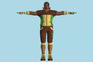Eddy Gordo Tekken, man, male, people, human, character
