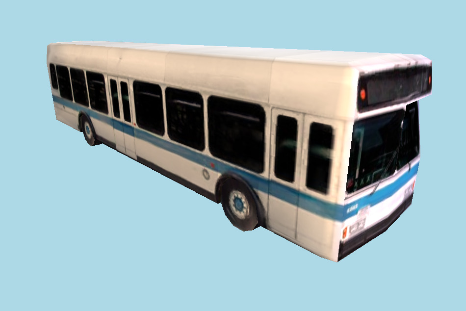 Spider-Man 2 Bus 3d model