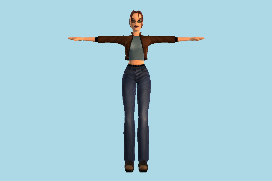 Lara Croft 3d model