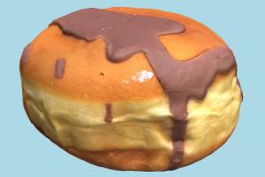 Cruller cruller, cupcake, bread, chocolate, cake, pastry, breakfast, baked, sweets, candy, dessert, delicious, krapfen, scanned