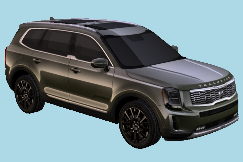 Kia Telluride Car 2020 3d model