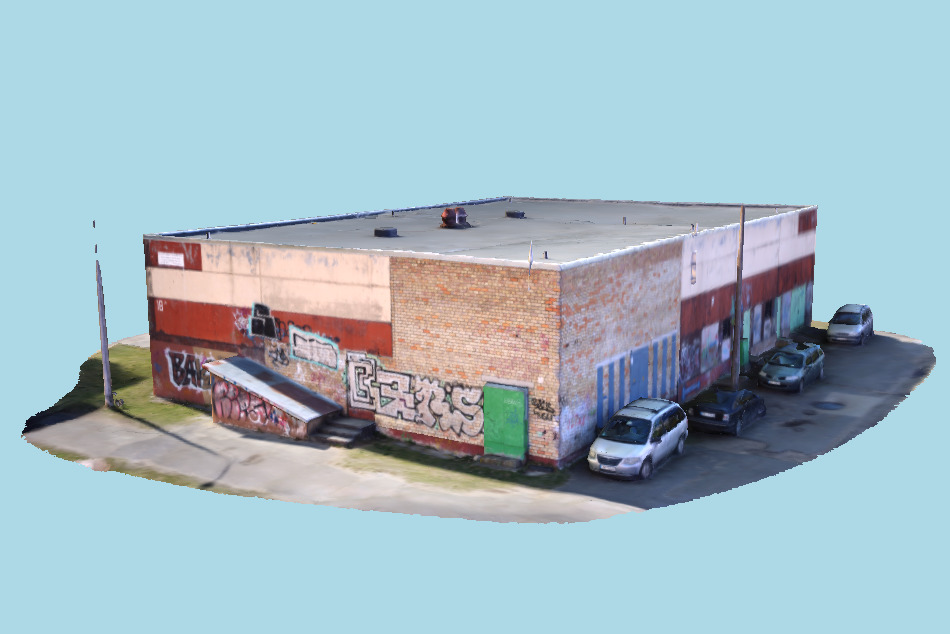 Abandoned Warehouse 3d model