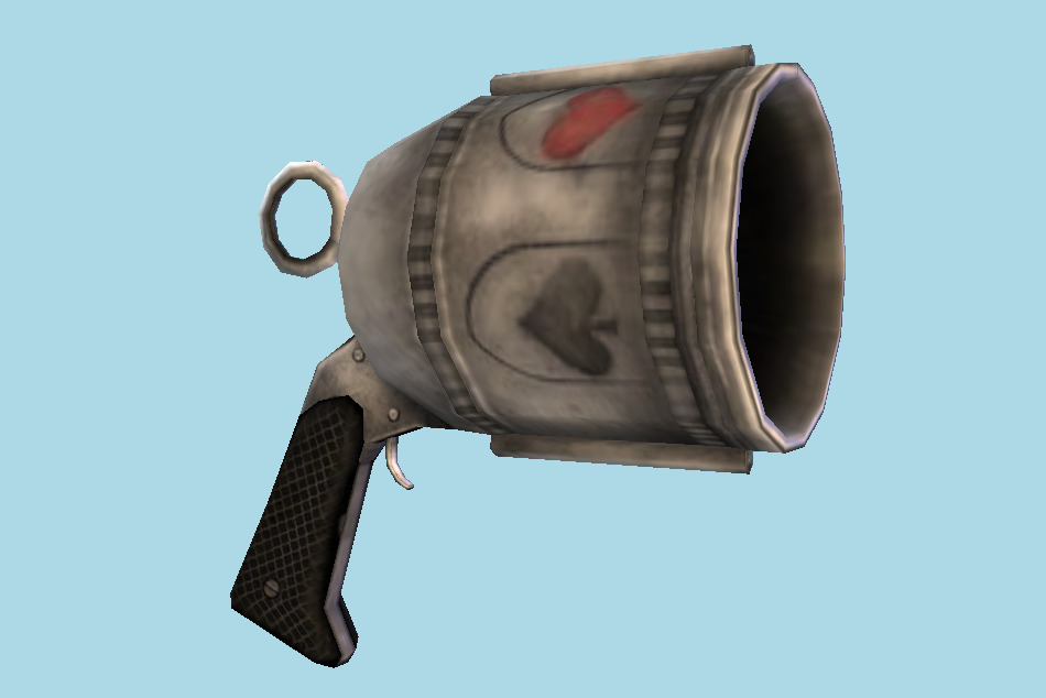 Injustice: Gods Among Us Harley Quinn`s Cork Gun Injustice Pistol 3d model