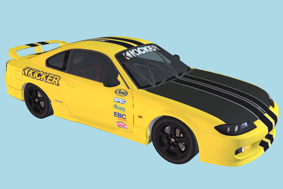 Nissan Silvia Car Spec-R Aero Mk.VII S15 2003 3d model