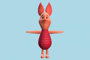 Piglet piglet, animal-character, character, rabbit, animal, animals, cartoon