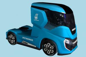 Truck truck, iveco, heavy, renault, industrial, vehicle, carriage