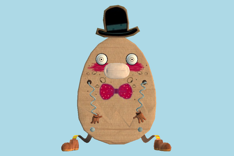 LittleBigPlanet Karting Humpty Dumpty 3d model