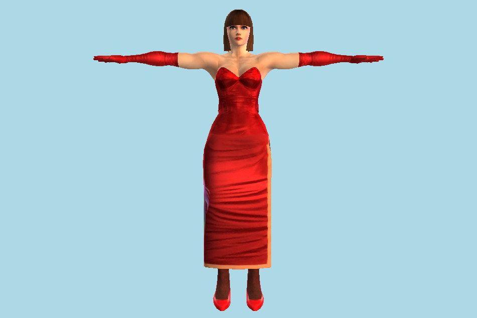 Tekken Anna Tag Tournament 3d model