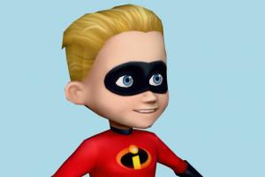 Dash disney, cartoon-character, character, cartoon, toony, boy, male, people