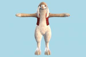 Alice the Rabbit rabbit, animal-character, bunny, character, animal, animals, cartoon